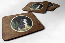 Load image into Gallery viewer, Starry Night Bernese Mountain Dog Coasters - Set of 4 Lightweight Foam, Absorbent Drink Coasters