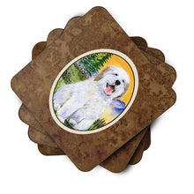 Load image into Gallery viewer, Great Pyrenees Coasters - Set of 4 Lightweight Foam, Absorbent Drink Coasters