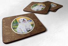 Load image into Gallery viewer, Great Pyrenees Coasters - Set of 4 Lightweight Foam, Absorbent Drink Coasters