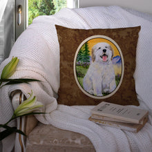 Load image into Gallery viewer, Great Pyrenees Throw Pillow - 14x14 Decorative Pillow – Art for Your Home &amp; Patio