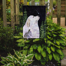 Load image into Gallery viewer, Starry Night Great Pyrenees Garden Flag - Outdoor Decorative Yard Flag