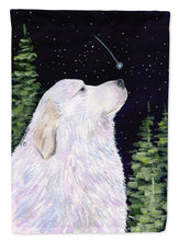 Load image into Gallery viewer, Starry Night Great Pyrenees Garden Flag - Outdoor Decorative Yard Flag