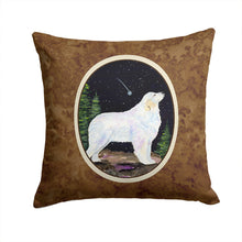 Load image into Gallery viewer, Starry Night Great Pyrenees Throw Pillow - 14x14 Decorative Pillow – Art for Your Home &amp; Patio