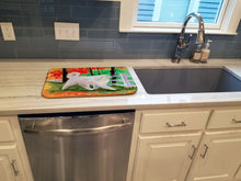 Load image into Gallery viewer, Great Pyrenees Dish Drying Mat – Absorbent, Artistic Kitchen Essentials SS8472DDM
