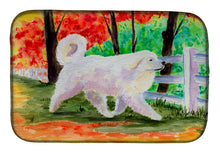 Load image into Gallery viewer, Great Pyrenees Dish Drying Mat – Absorbent, Artistic Kitchen Essentials SS8472DDM