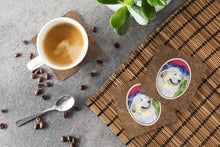 Load image into Gallery viewer, Great Pyrenees Coasters - Set of 4 Lightweight Foam, Absorbent Drink Coasters