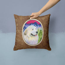 Load image into Gallery viewer, Great Pyrenees Throw Pillow - 14x14 Decorative Pillow – Art for Your Home &amp; Patio