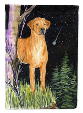 Load image into Gallery viewer, Starry Night Rhodesian Ridgeback Flag Canvas House Size