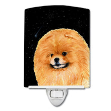 Load image into Gallery viewer, Starry Night Pomeranian Ceramic Night Light SS8481CNL