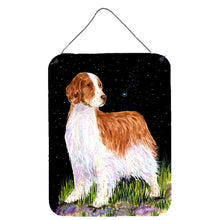 Load image into Gallery viewer, Starry Night Welsh Springer Spaniel Aluminium Metal Wall or Door Hanging Prints