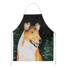 Load image into Gallery viewer, Starry Night Collie Smooth Apron – Artist-Designed Kitchen, BBQ &amp; Craft Apron