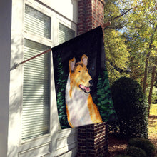 Load image into Gallery viewer, Starry Night Collie Smooth Flag Canvas House Size