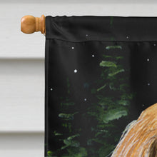 Load image into Gallery viewer, Starry Night Saluki Flag Canvas House Size