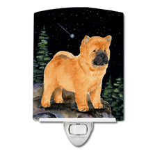 Load image into Gallery viewer, Starry Night Chow Chow Ceramic Night Light SS8488CNL