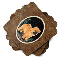 Load image into Gallery viewer, Starry Night Chow Chow Coasters - Set of 4 Lightweight Foam, Absorbent Drink Coasters