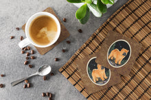 Load image into Gallery viewer, Starry Night Chow Chow Coasters - Set of 4 Lightweight Foam, Absorbent Drink Coasters