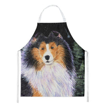 Load image into Gallery viewer, Starry Night Collie Apron – Artist-Designed Kitchen, BBQ &amp; Craft Apron