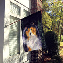 Load image into Gallery viewer, Starry Night Collie Flag Canvas House Size