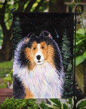 Load image into Gallery viewer, Starry Night Collie Garden Flag - Outdoor Decorative Yard Flag