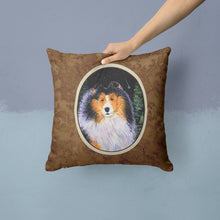 Load image into Gallery viewer, Starry Night Collie Throw Pillow - 14x14 Decorative Pillow – Art for Your Home &amp; Patio