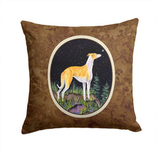 Load image into Gallery viewer, Starry Night Whippet Throw Pillow - 14x14 Decorative Pillow – Art for Your Home &amp; Patio