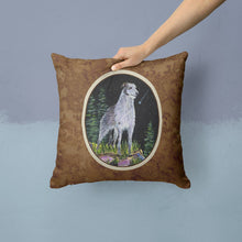 Load image into Gallery viewer, Starry Night Scottish Deerhound  Throw Pillow - 14x14 Decorative Pillow – Art for Your Home &amp; Patio