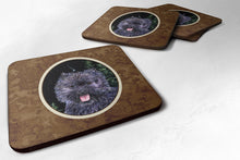 Load image into Gallery viewer, Starry Night Cairn Terrier Coasters - Set of 4 Lightweight Foam, Absorbent Drink Coasters