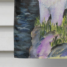 Load image into Gallery viewer, Starry Night Samoyed Flag Canvas House Size