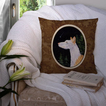 Load image into Gallery viewer, Starry Night Ibizan Hound Throw Pillow - 14x14 Decorative Pillow – Art for Your Home &amp; Patio