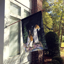 Load image into Gallery viewer, Starry Night Fox Terrier Flag Canvas House Size