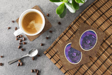 Load image into Gallery viewer, Starry Night Pomeranian Coasters - Set of 4 Lightweight Foam, Absorbent Drink Coasters