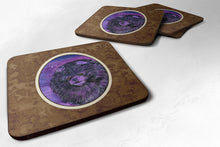 Load image into Gallery viewer, Starry Night Pomeranian Coasters - Set of 4 Lightweight Foam, Absorbent Drink Coasters