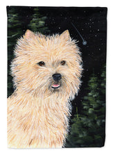 Load image into Gallery viewer, Starry Night Cairn Terrier Flag Canvas House Size