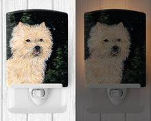 Load image into Gallery viewer, Starry Night Cairn Terrier Ceramic Night Light SS8502CNL