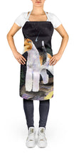 Load image into Gallery viewer, Starry Night Fox Terrier Apron – Artist-Designed Kitchen, BBQ &amp; Craft Apron