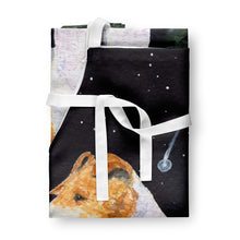 Load image into Gallery viewer, Starry Night Fox Terrier Apron – Artist-Designed Kitchen, BBQ &amp; Craft Apron