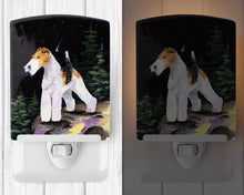 Load image into Gallery viewer, Starry Night Fox Terrier Ceramic Night Light SS8503CNL
