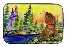 Load image into Gallery viewer, American Water Spaniel Dish Drying Mat – Absorbent, Artistic Kitchen Essentials SS8509DDM