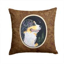 Load image into Gallery viewer, Starry Night Bernese Mountain Dog Throw Pillow - 14x14 Decorative Pillow – Art for Your Home &amp; Patio