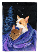 Load image into Gallery viewer, Starry Night Chihuahua Flag Canvas House Size