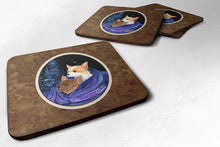 Load image into Gallery viewer, Starry Night Chihuahua Coasters - Set of 4 Lightweight Foam, Absorbent Drink Coasters