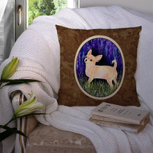 Load image into Gallery viewer, Starry Night Chihuahua Throw Pillow - 14x14 Decorative Pillow – Art for Your Home &amp; Patio