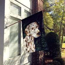Load image into Gallery viewer, Starry Night Dalmatian Flag Canvas House Size