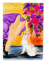 Load image into Gallery viewer, Lady with her Chihuahua Garden Flag - Outdoor Decorative Yard Flag