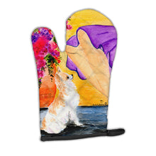 Load image into Gallery viewer, Lady with her Chihuahua Oven Mitt SS8521OVMT