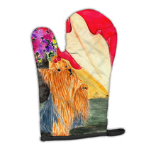 Load image into Gallery viewer, Lady with her Yorkie Oven Mitt SS8522OVMT