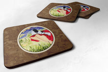 Load image into Gallery viewer, Lady with her Japanese Chin Coasters - Set of 4 Lightweight Foam, Absorbent Drink Coasters