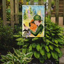 Load image into Gallery viewer, Lady driving with her Chow Chow Garden Flag - Outdoor Decorative Yard Flag