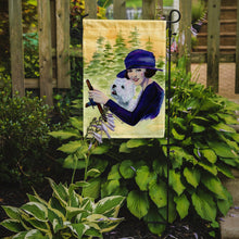 Load image into Gallery viewer, Woman driving with her Westie Garden Flag - Outdoor Decorative Yard Flag