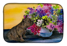 Load image into Gallery viewer, French Bulldog Dish Drying Mat – Absorbent, Artistic Kitchen Essentials SS8536DDM